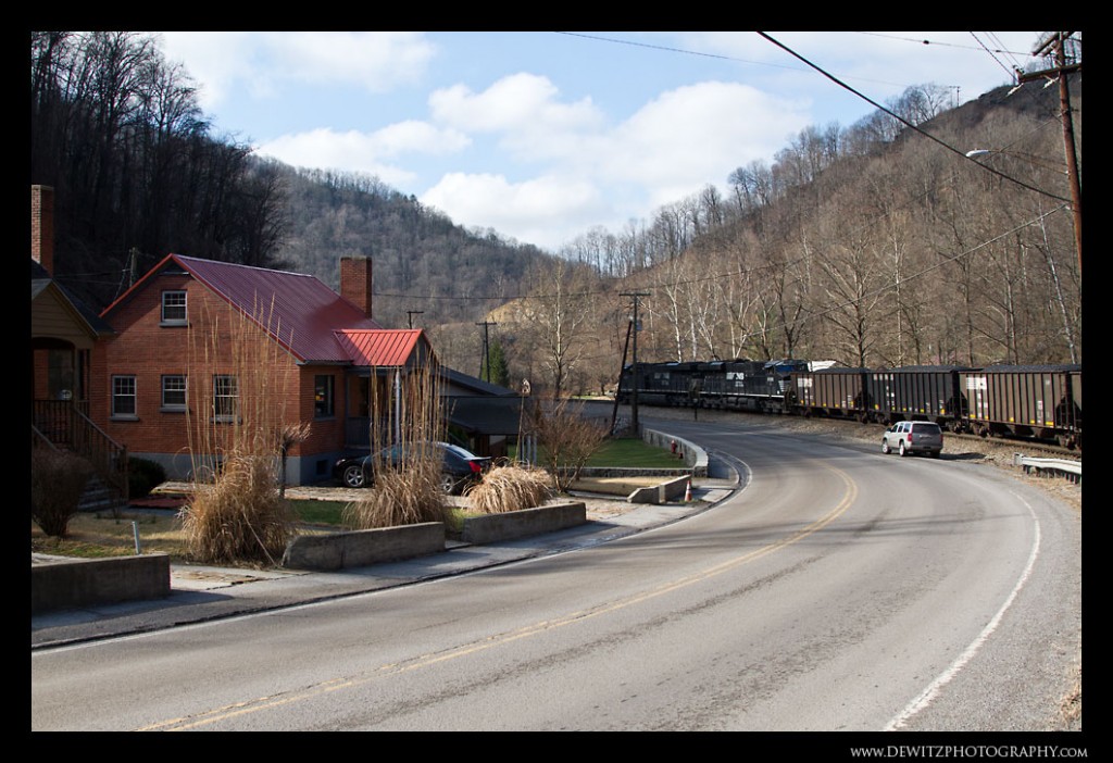 Norfolk Southern Across the Pokey in Southern West Virginia