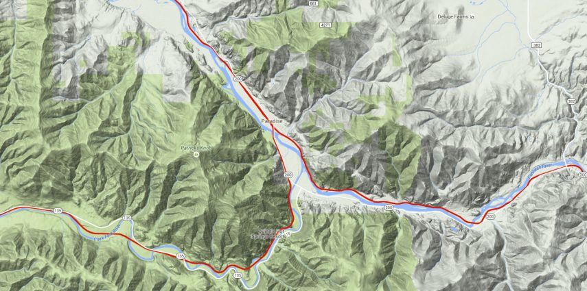 Paradise, Montana – Historical Railroad Geography Series